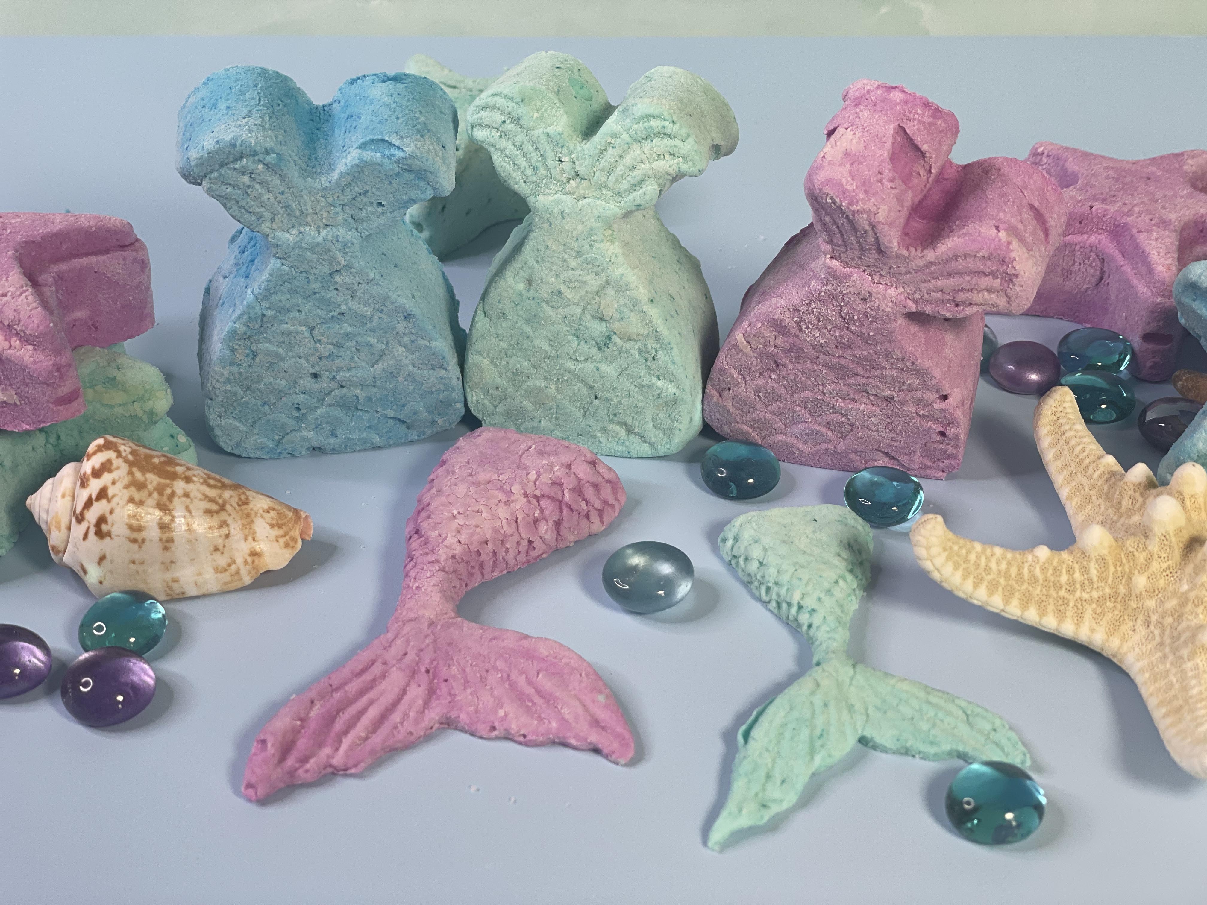 How to Make DIY Mermaid Marshmallows with a Silicone Mold The