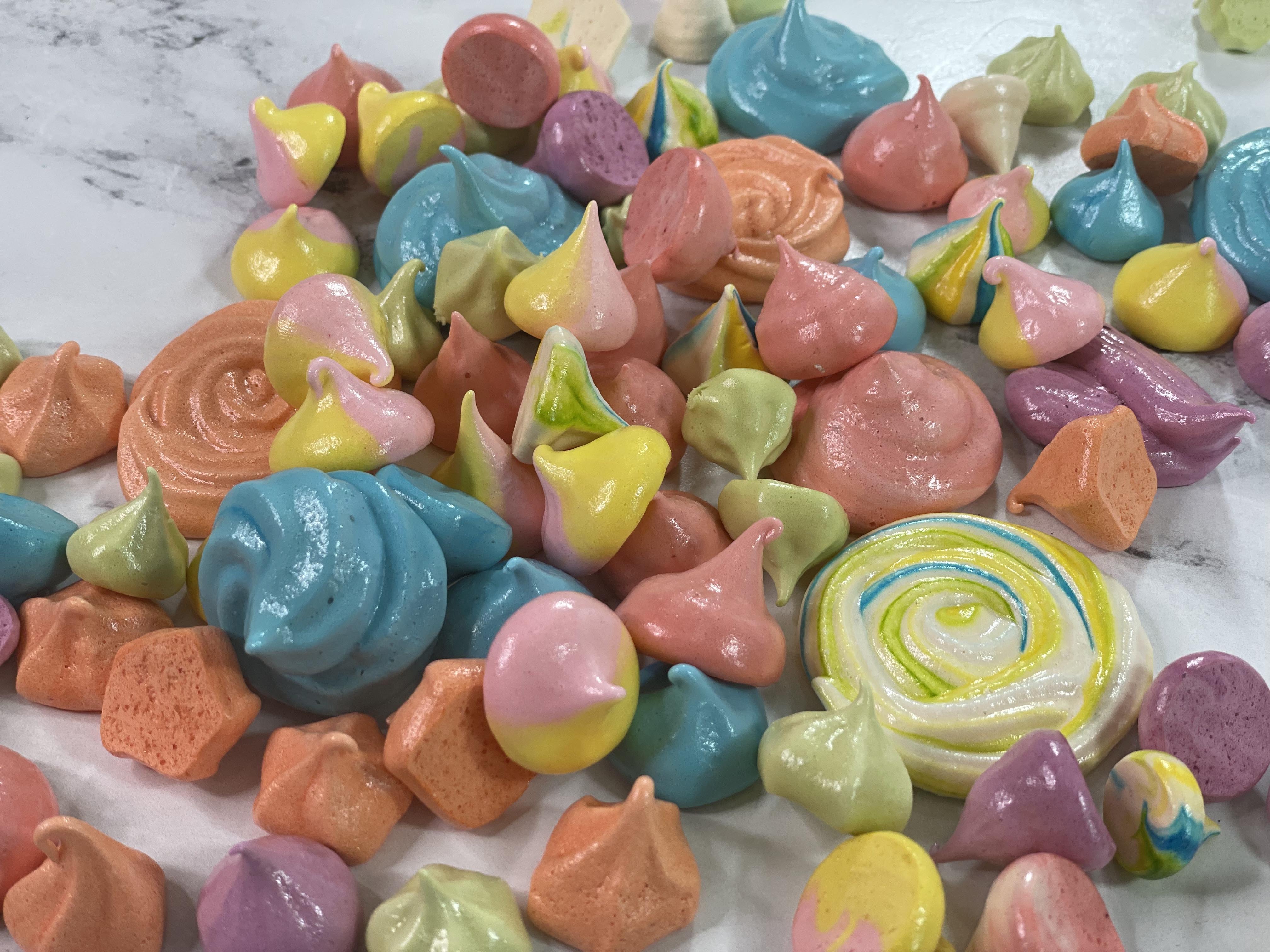 meringue cookies are lighter than air in texture and taste like a marshmallow the princess baker shows you how to follow this easy recipe